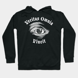 Latin Proverb - Veritas Omnia Vincit Hoodie